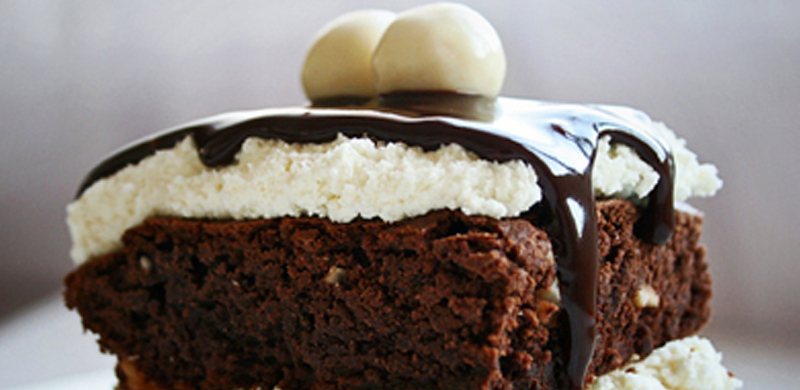 Brownie 3 chocolates