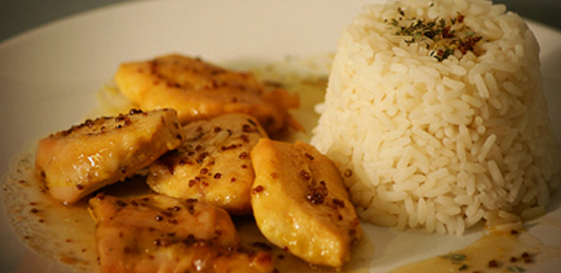 Pollo a la miel