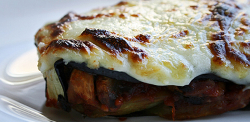 Moussaka de champiñones