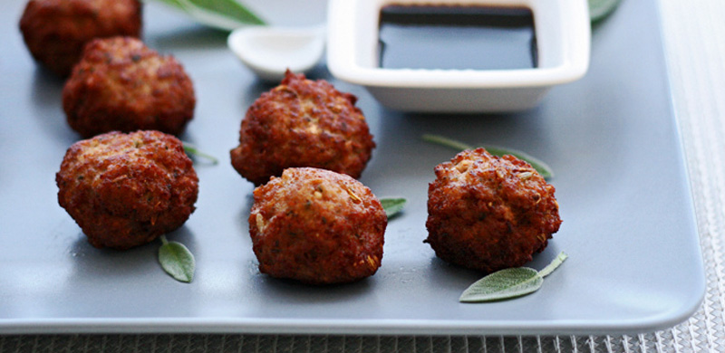Albóndigas con salvia y limón