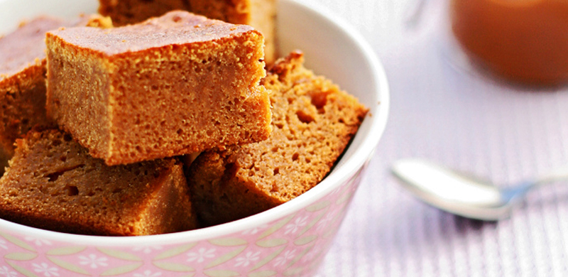 Brownie de dulce de leche