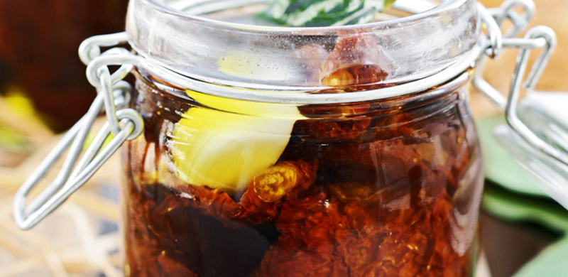 Tomates secos en aceite
